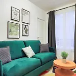 Élégant appartement 1 chambre pour 4 personnes au cœur de Paris, à Bastille